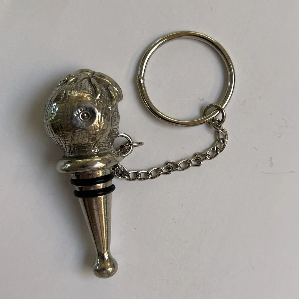 Beetle Wine Bottle Stopper Metal Cork Bottle Neck Chain